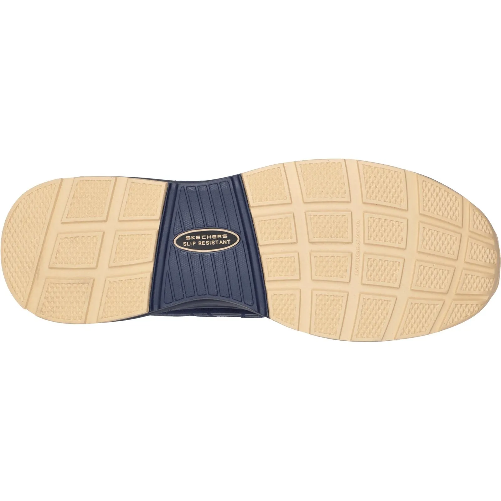 Skechers Mens Malad II Safety Trainers - Navy sold by The Foot Factory product image thumbnail 3