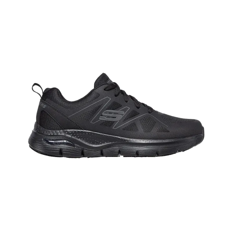 Skechers Mens Arch Fit SR Axtell Occupational Trainers - Black sold by The Foot Factory