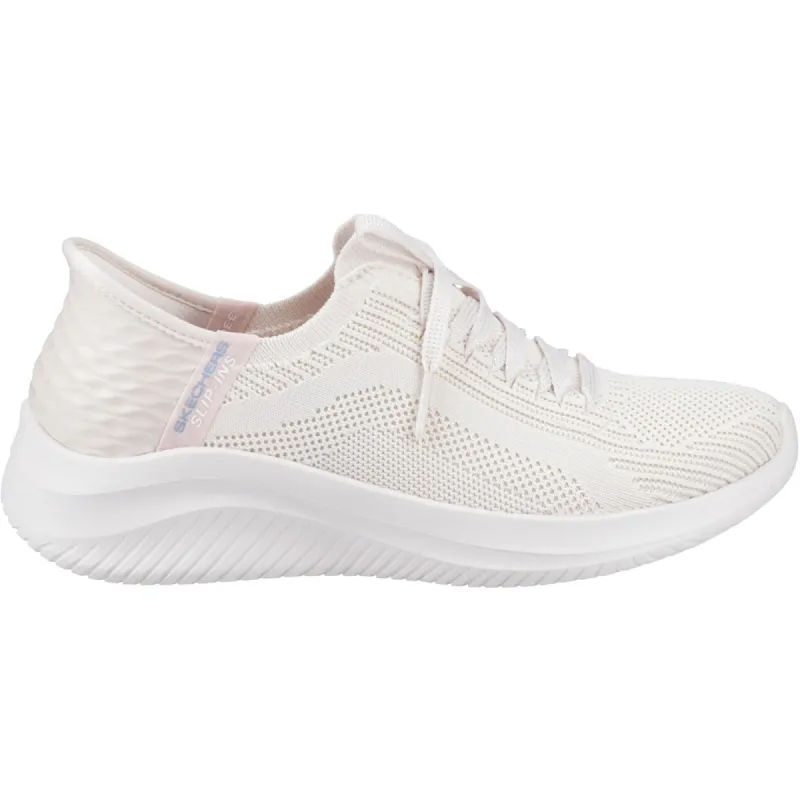 Skechers Womens Ultra Flex 3.0 Brilliant Path Trainers - Natural sold by The Foot Factory