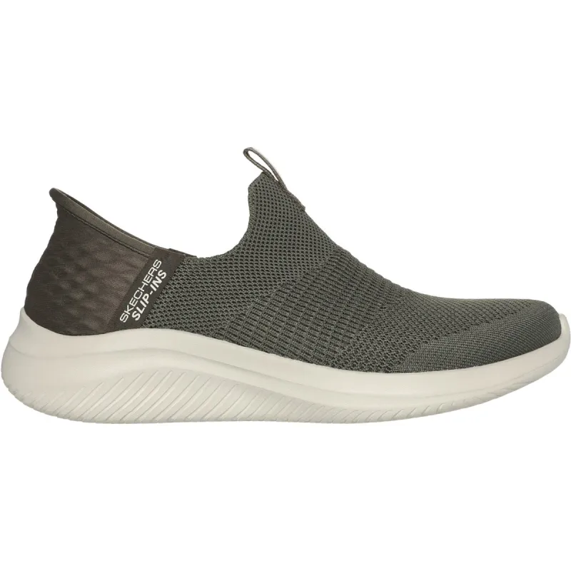 Skechers Womens Ultra Flex 3.0 Cozy Streak Trainers - Olive sold by The Foot Factory