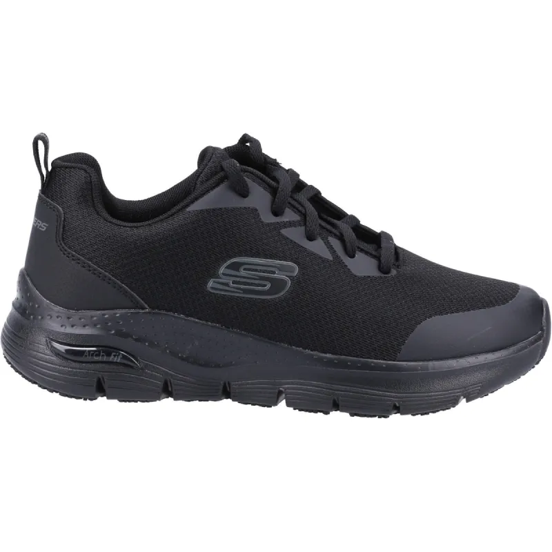 Skechers Womens Arch Fit Sr Occupational Trainers - Black sold by The Foot Factory
