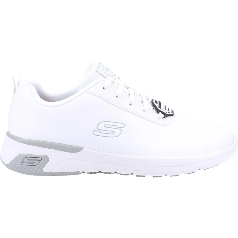 Skechers Womens Marsing Gmina Slip Resistant Occupational Trainers - White sold by The Foot Factory