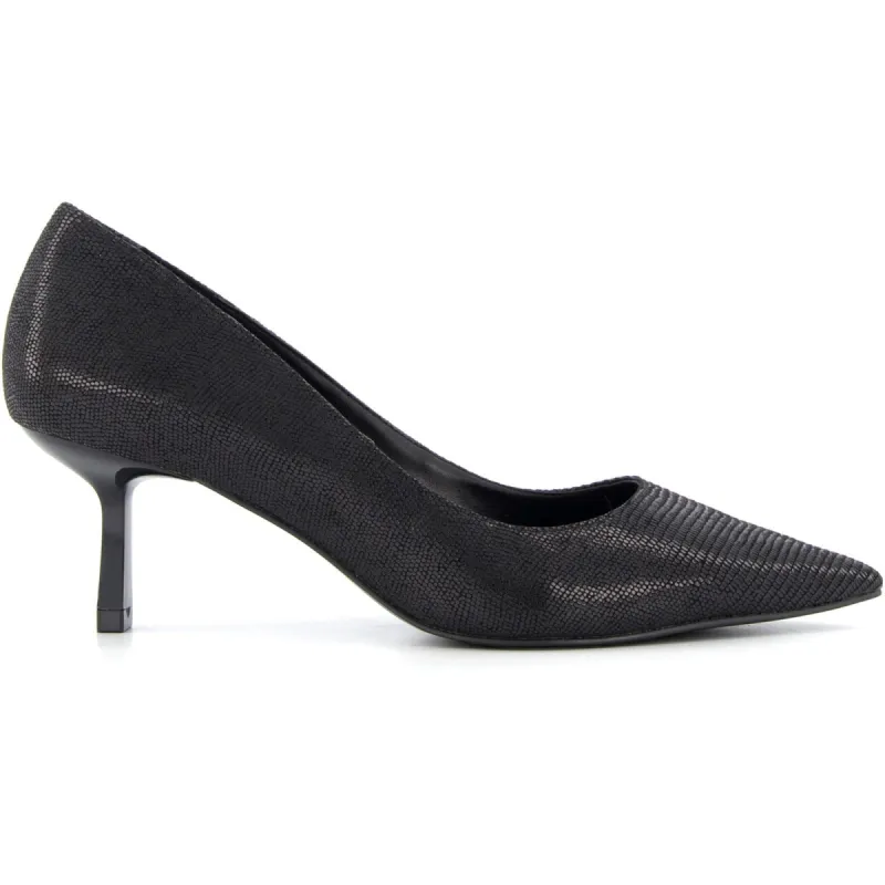 Dune Womens Anastasia Court Shoe - Black sold by The Foot Factory