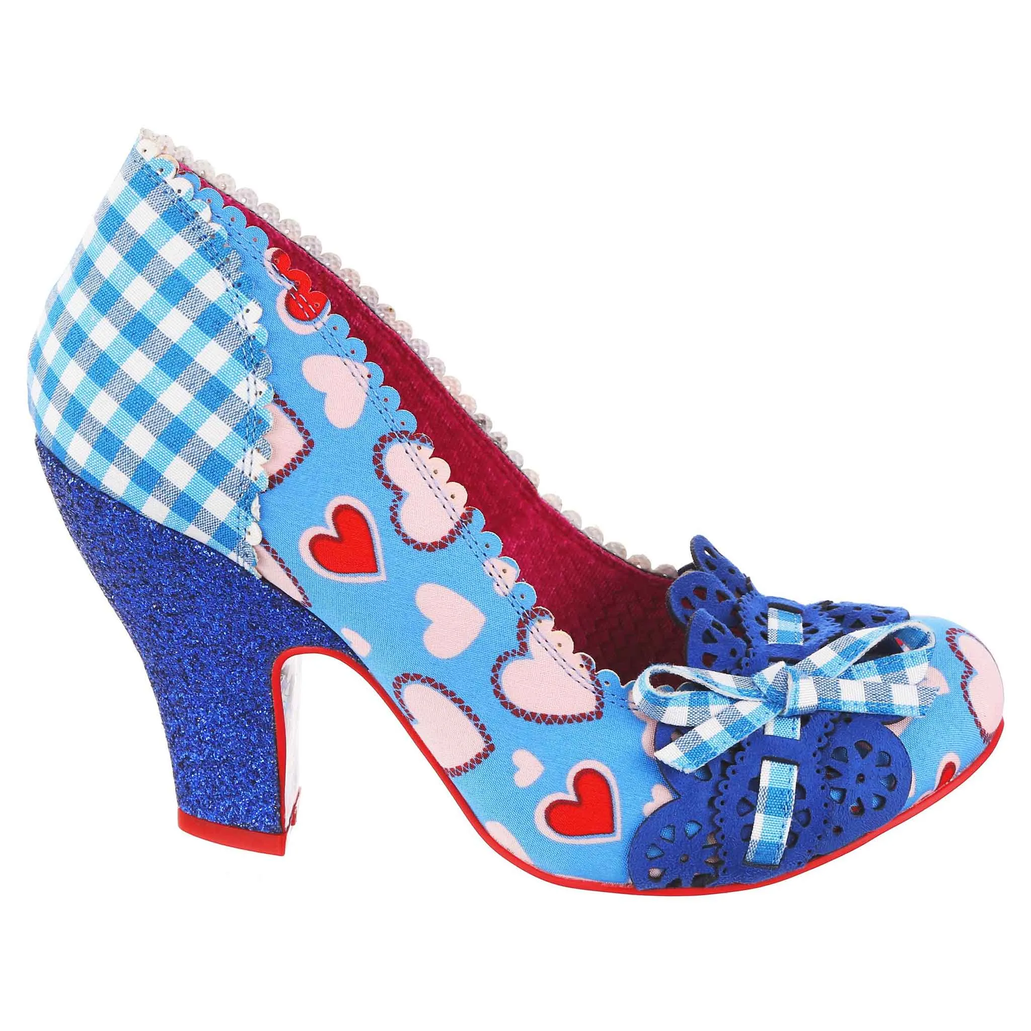 Irregular Choice Womens Make My Day High Heel - Blue sold by The Foot Factory product image thumbnail 2