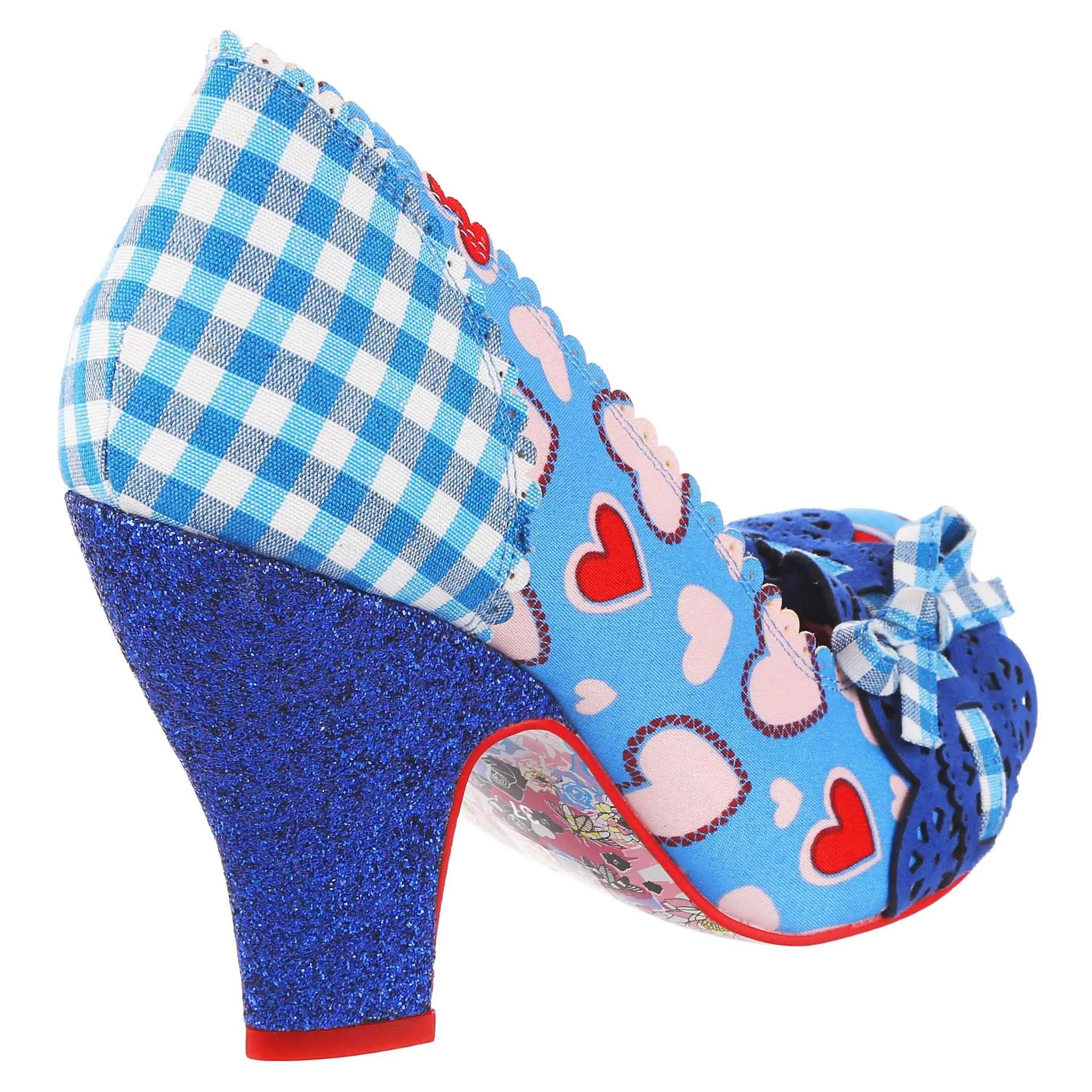 Irregular Choice Womens Make My Day High Heel - Blue sold by The Foot Factory product image thumbnail 3