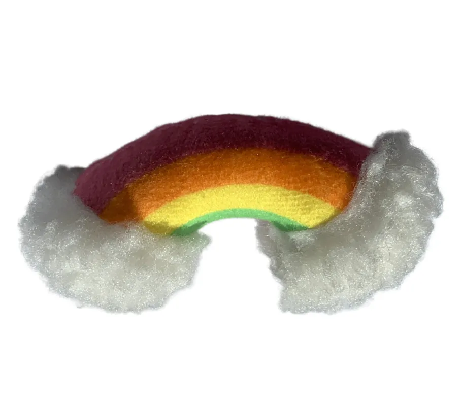 Crocs Jibbitz Plush Rainbow Charm sold by The Foot Factory