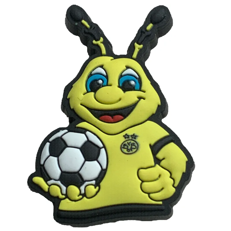 Crocs Jibbitz Borussia Dortmund Bee Mascot Charm sold by The Foot Factory