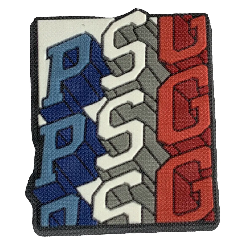 Crocs Jibbitz Paris St Germain "PSG" Charm sold by The Foot Factory