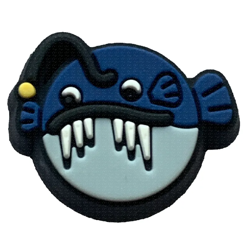 Crocs Jibbitz Tiny Anglerfish Charm sold by The Foot Factory