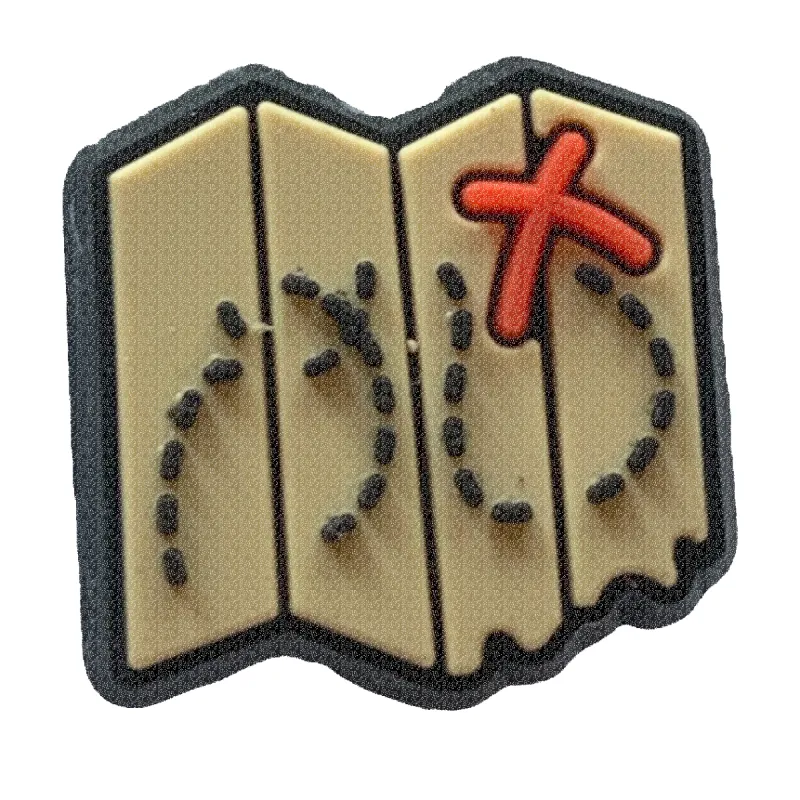 Crocs Jibbitz Tiny Pirates Treasure Map Charm sold by The Foot Factory