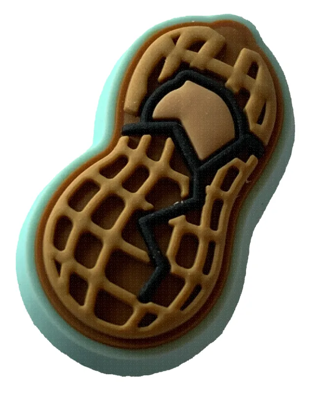 Crocs Jibbitz Carnival Treats Peanuts in Shell Charm sold by The Foot Factory