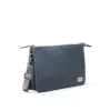 ROKA Carnaby Crossbody Smoke XL Recycled Canvas Bag sold by The Foot Factory