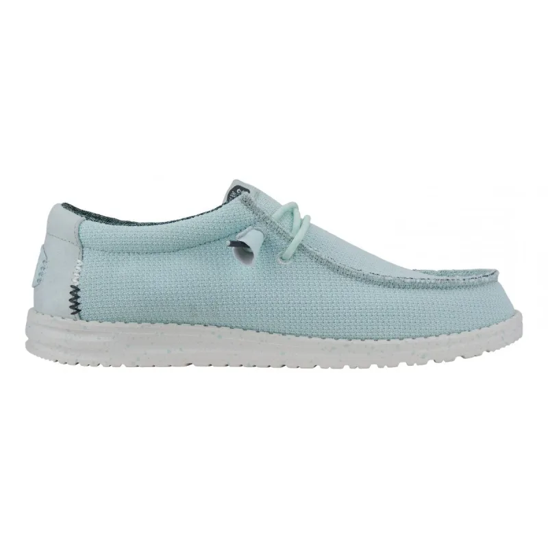 Hey Dude Mens Wally Sport Mesh Moccasin - Skyline sold by The Foot Factory