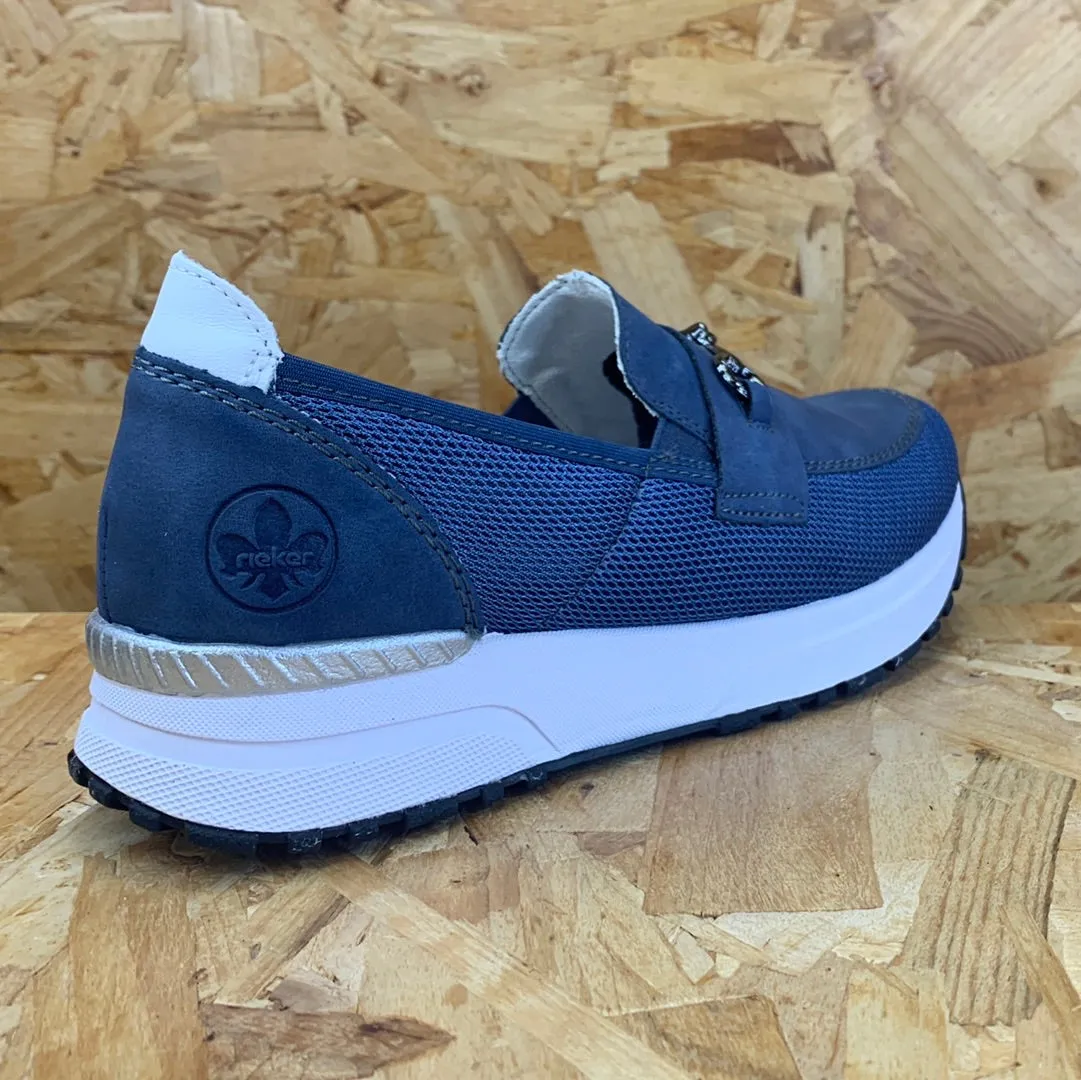 Rieker Womens Fashion Loafer - Blue sold by The Foot Factory product image thumbnail 4