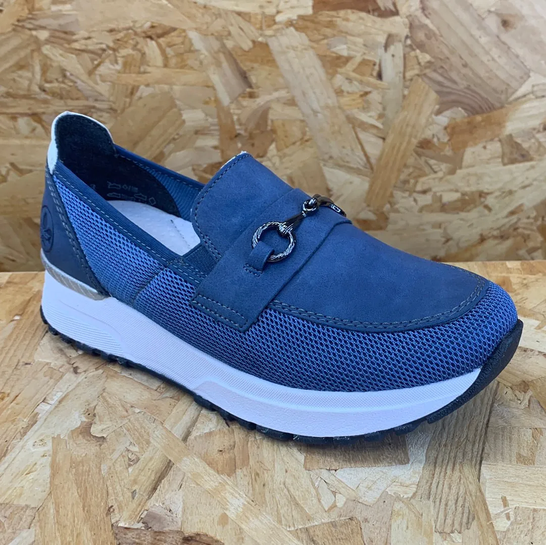 Rieker Womens Fashion Loafer - Blue sold by The Foot Factory product image thumbnail 2