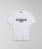 Napapijri Mens Aylmer T-Shirt - White sold by The Foot Factory
