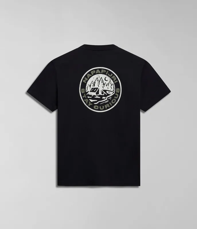 Napapijri Mens Kotcho T-Shirt - Black sold by The Foot Factory