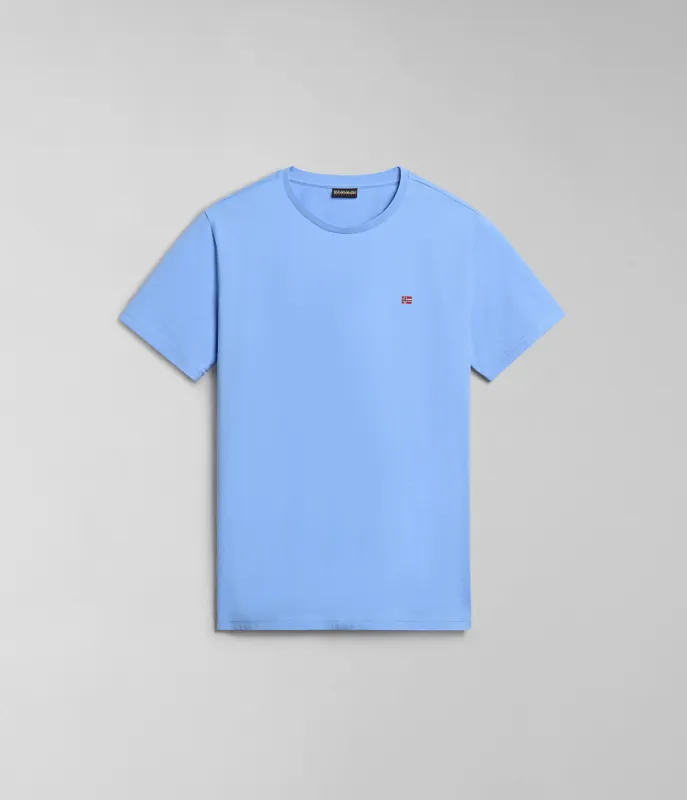 Napapijri Mens Salis T-Shirt - Blue Flower sold by The Foot Factory