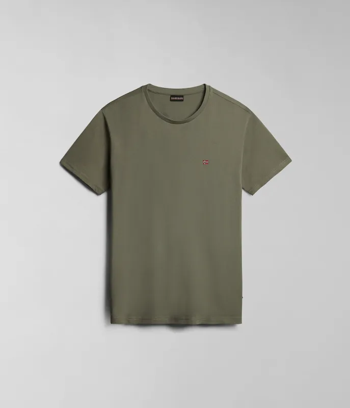 Napapijri Mens Salis T-Shirt - Green Lichen sold by The Foot Factory