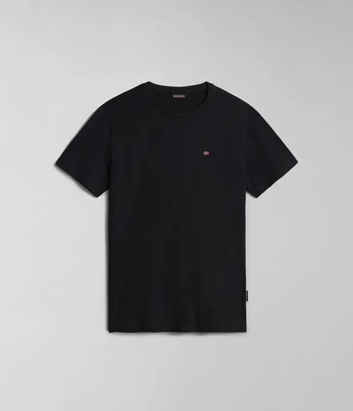 Napapijri Mens Salis T-Shirt - Black sold by The Foot Factory