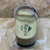 Plakton Womens Alicante Mid Apure Leather Sandal - Stone sold by The Foot Factory