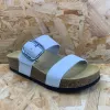 Plakton Womens Alicante Mid Leather Sandal - Pearl sold by The Foot Factory
