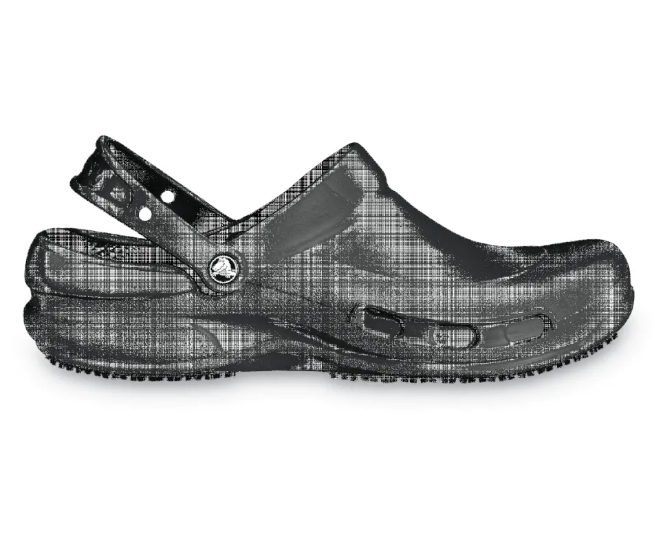 Crocs Unisex Classic Bistro Clog - Black sold by The Foot Factory