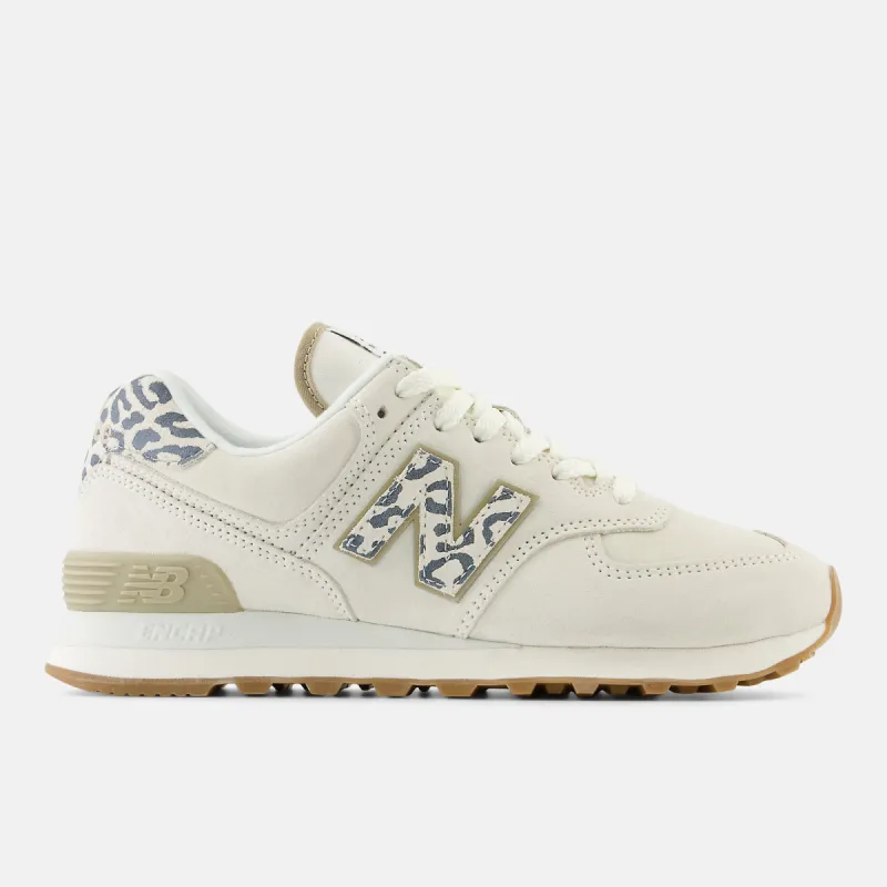 New Balance Womens 574 Fashion Trainers - Sea Salt / Phantom sold by The Foot Factory