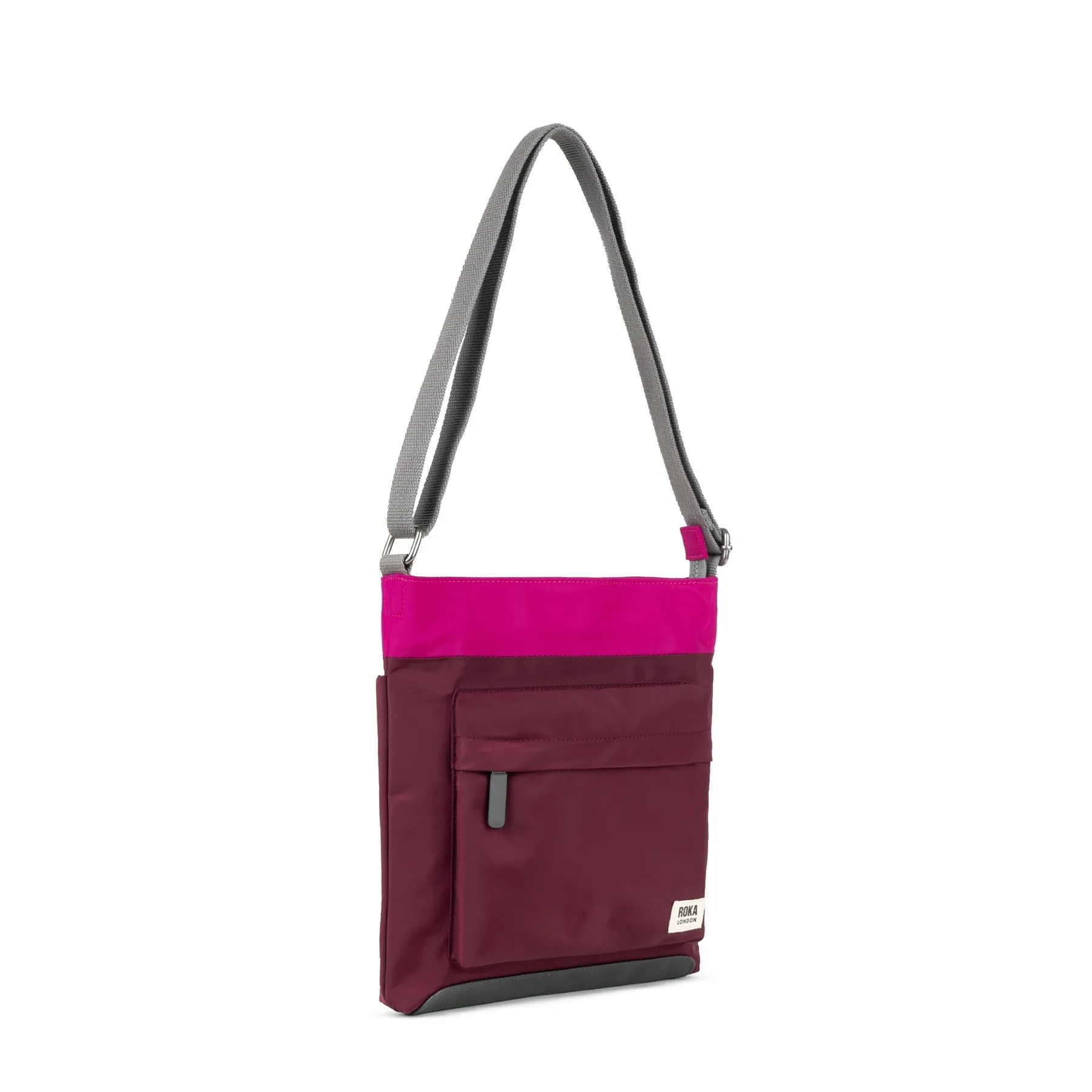 ROKA Creative Waste Kennington B Plum / Candy Medium Recycled Nylon Bag sold by The Foot Factory product image thumbnail 2