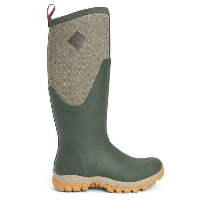 Muck Boots Womens Arctic Sport II Tall Boots - Olive sold by The Foot Factory