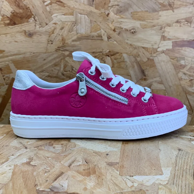 Rieker Womens Fashion Trainers - Pink sold by The Foot Factory