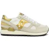 Saucony Womens Shadow Original Trainers - White / Gold sold by The Foot Factory