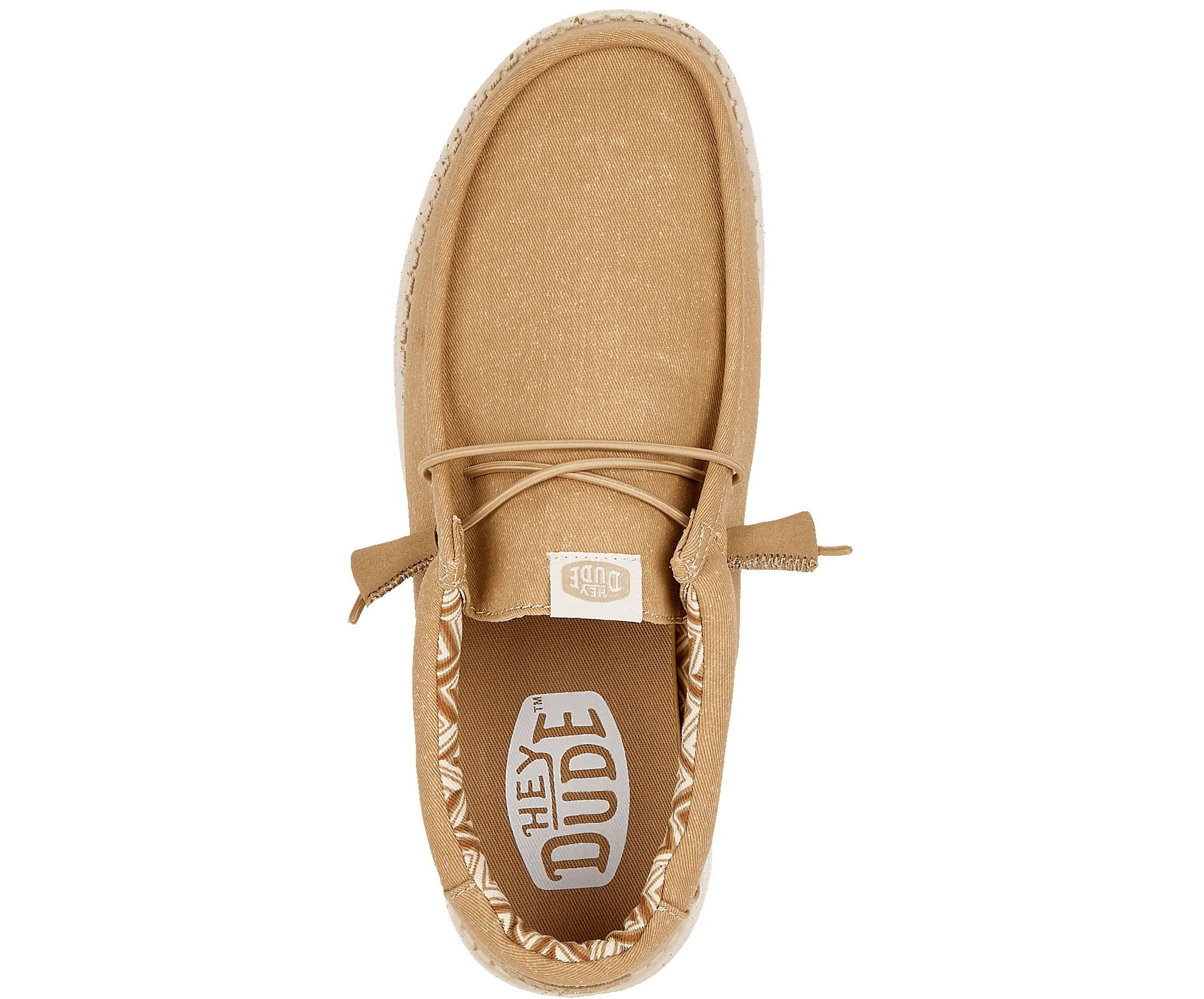 Hey Dude Mens Wally Canvas Moccasin - Tan sold by The Foot Factory product image thumbnail 3