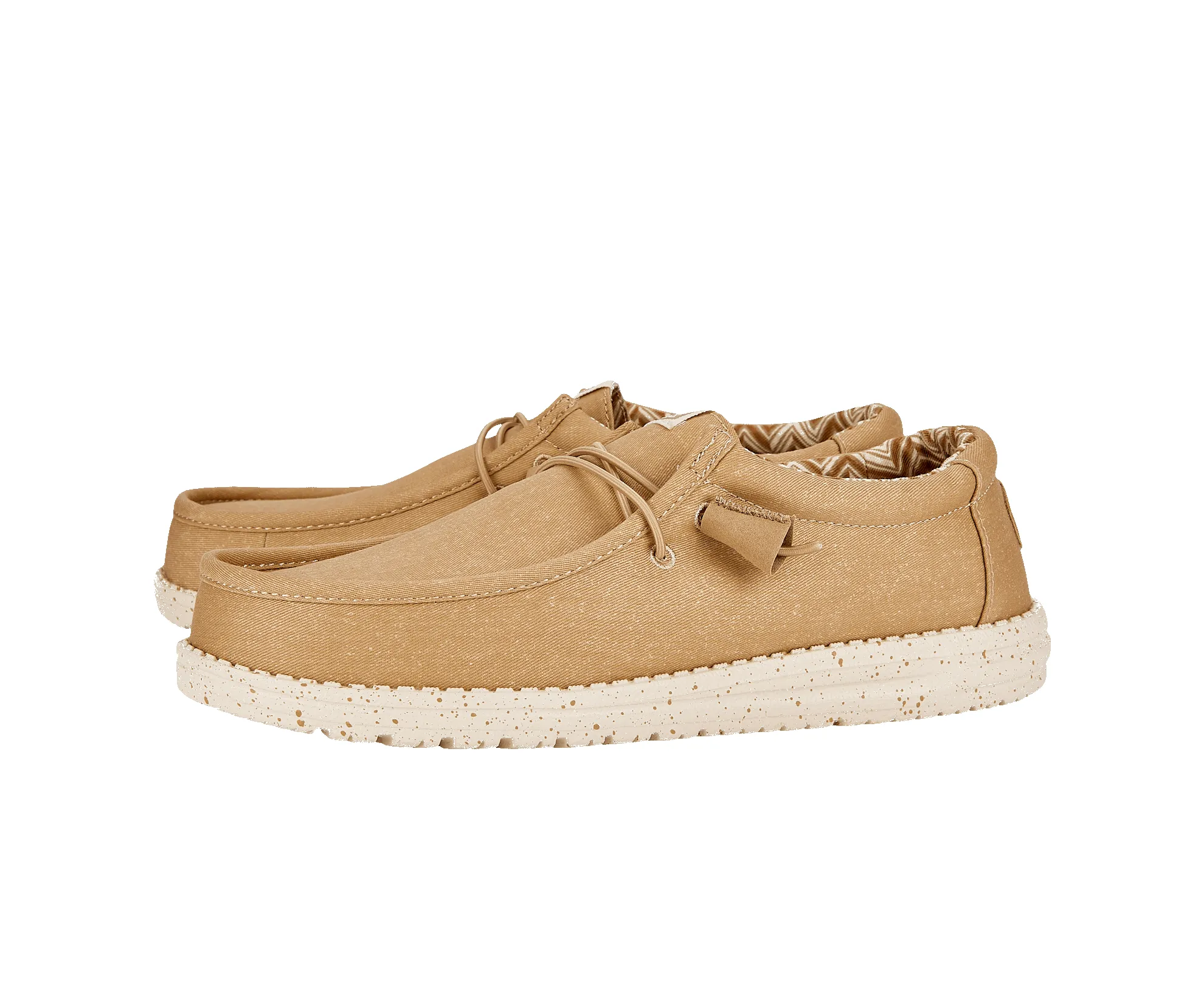 Hey Dude Mens Wally Canvas Moccasin - Tan sold by The Foot Factory product image thumbnail 2