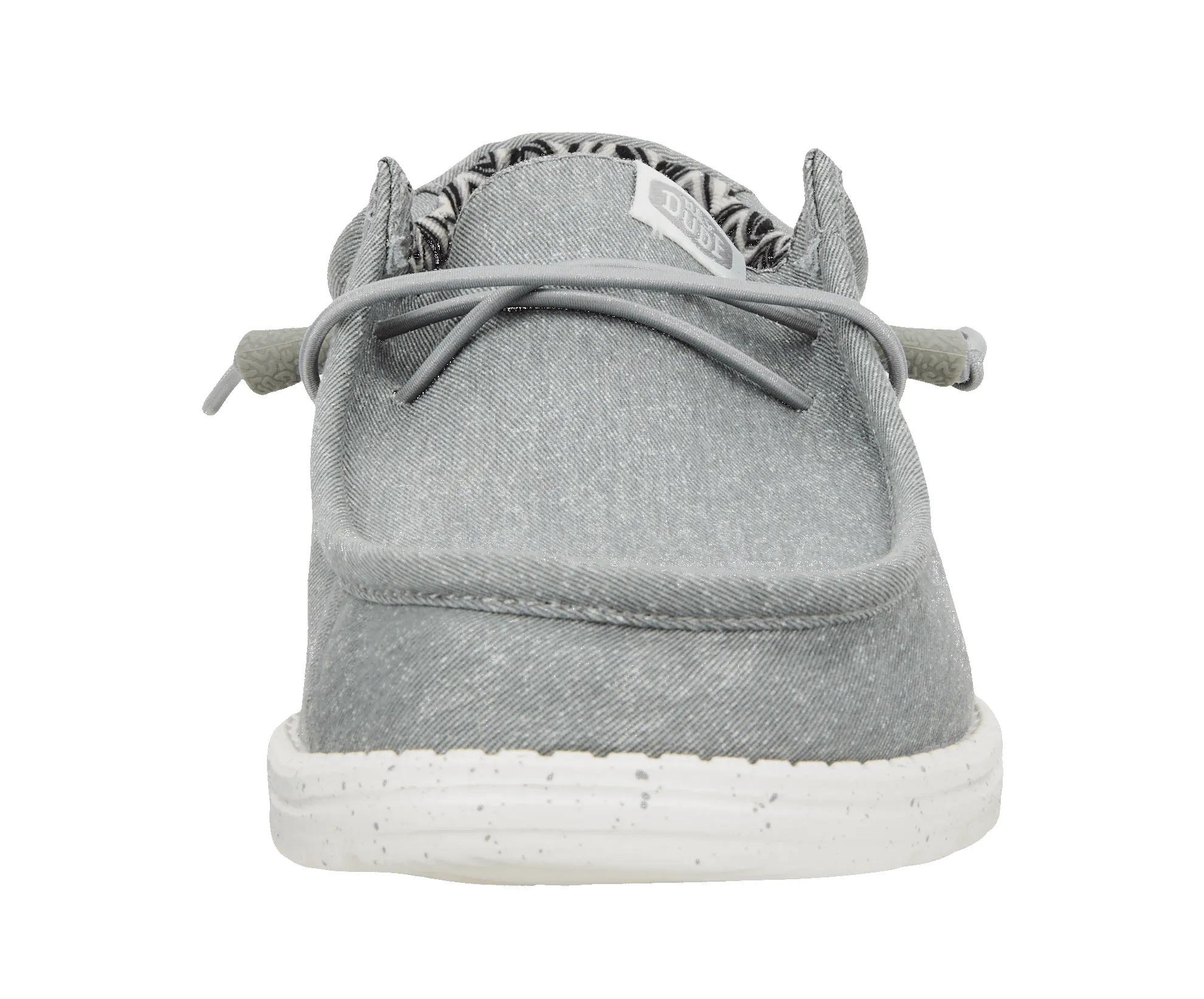 Hey Dude Mens Wally Canvas Moccasin - Light Grey sold by The Foot Factory product image thumbnail 5