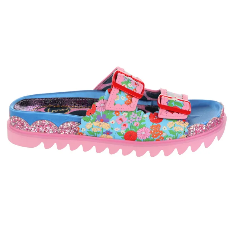 Irregular Choice Womens Garden Gander Sandal - Blue sold by The Foot Factory