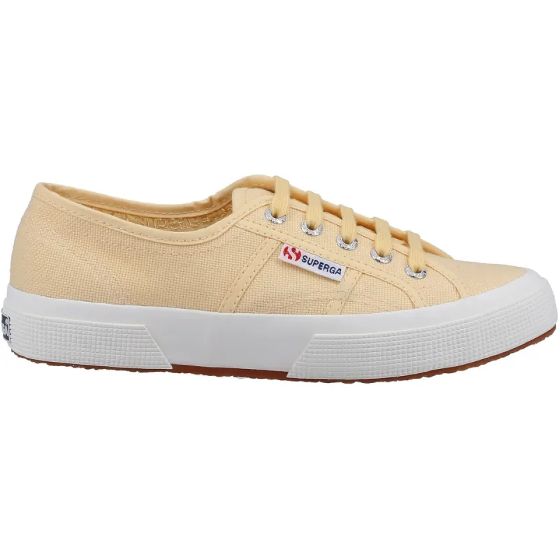 Superga Womens 2750 Cotu Classic Trainers - Light Yellow sold by The Foot Factory