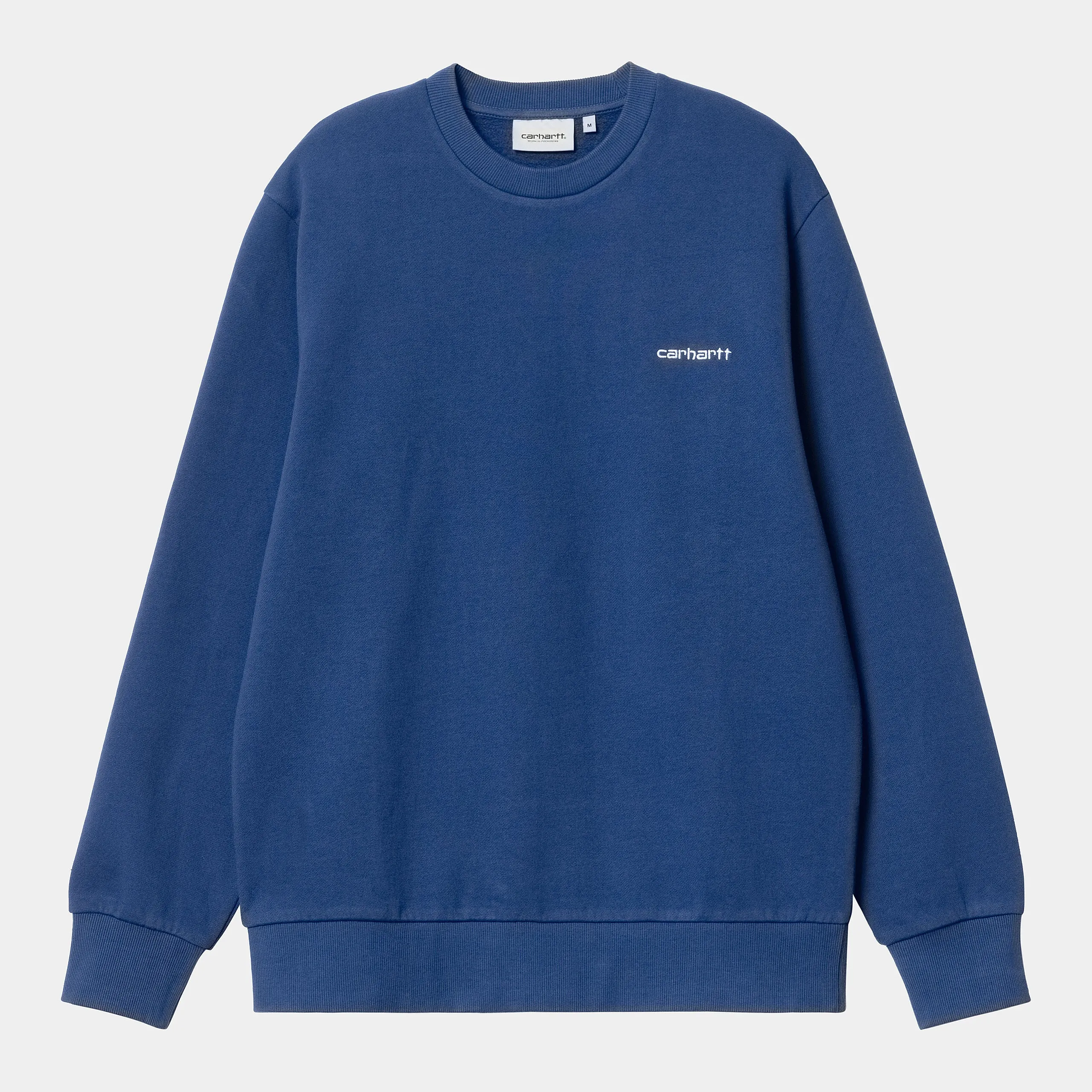 Carhartt WIP Mens Script Embroidery Sweat Top - Elder sold by The Foot Factory