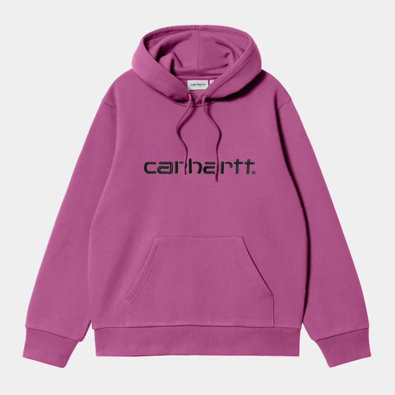 Carhartt WIP Mens Carhartt WIP Sweat Hoodie - Magenta sold by The Foot Factory