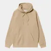 Carhartt WIP Mens Chase Sweat Hoodie - Sable sold by The Foot Factory