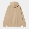 Carhartt WIP Mens Chase Sweat Hoodie - Sable sold by The Foot Factory