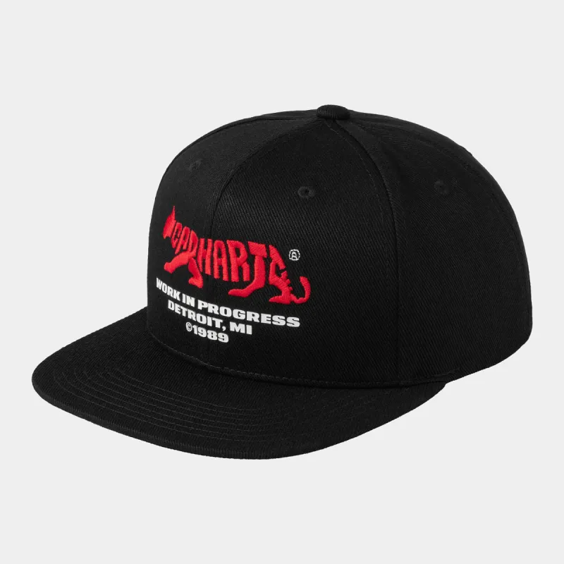 Carhartt WIP Unisex Rocky Trucker Cap - Black sold by The Foot Factory