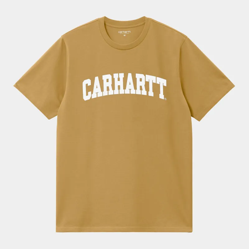 Carhartt WIP Mens University T-Shirt - Bourbon sold by The Foot Factory