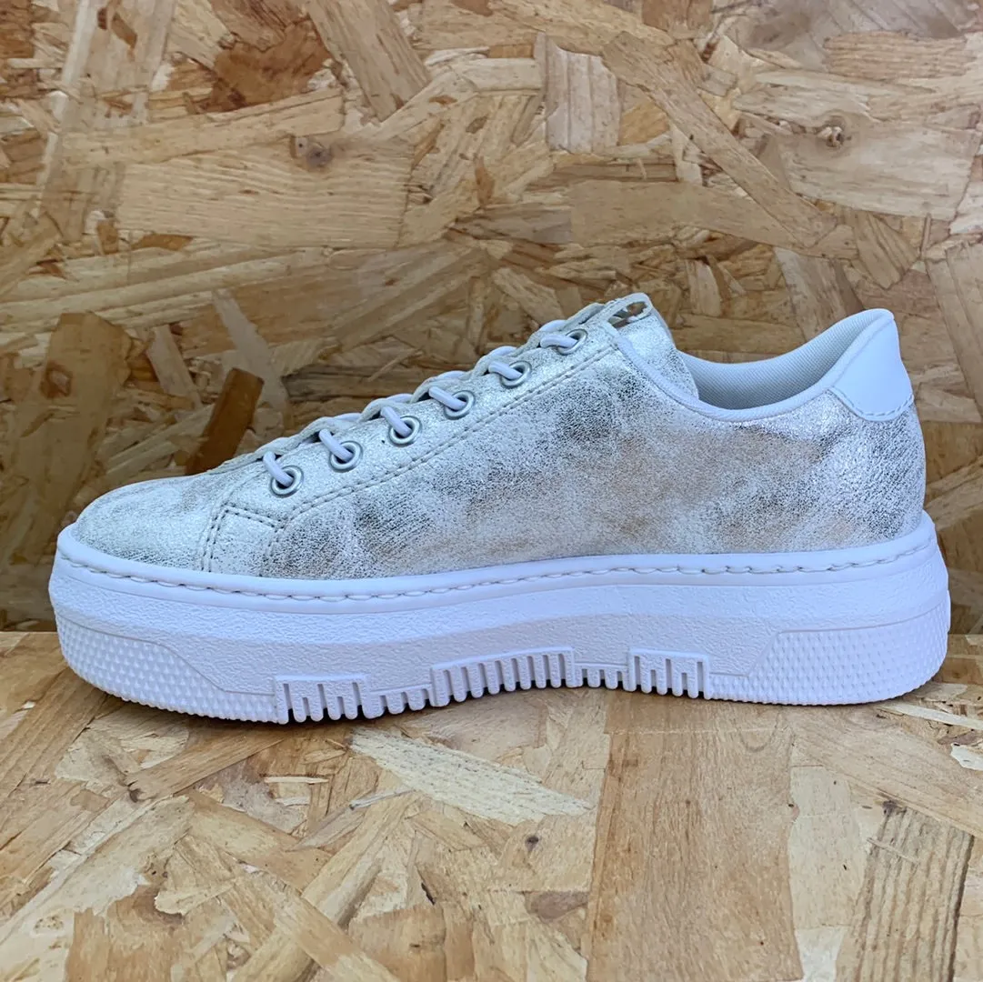 Rieker Womens Platform Trainers - Metallic sold by The Foot Factory product image thumbnail 3