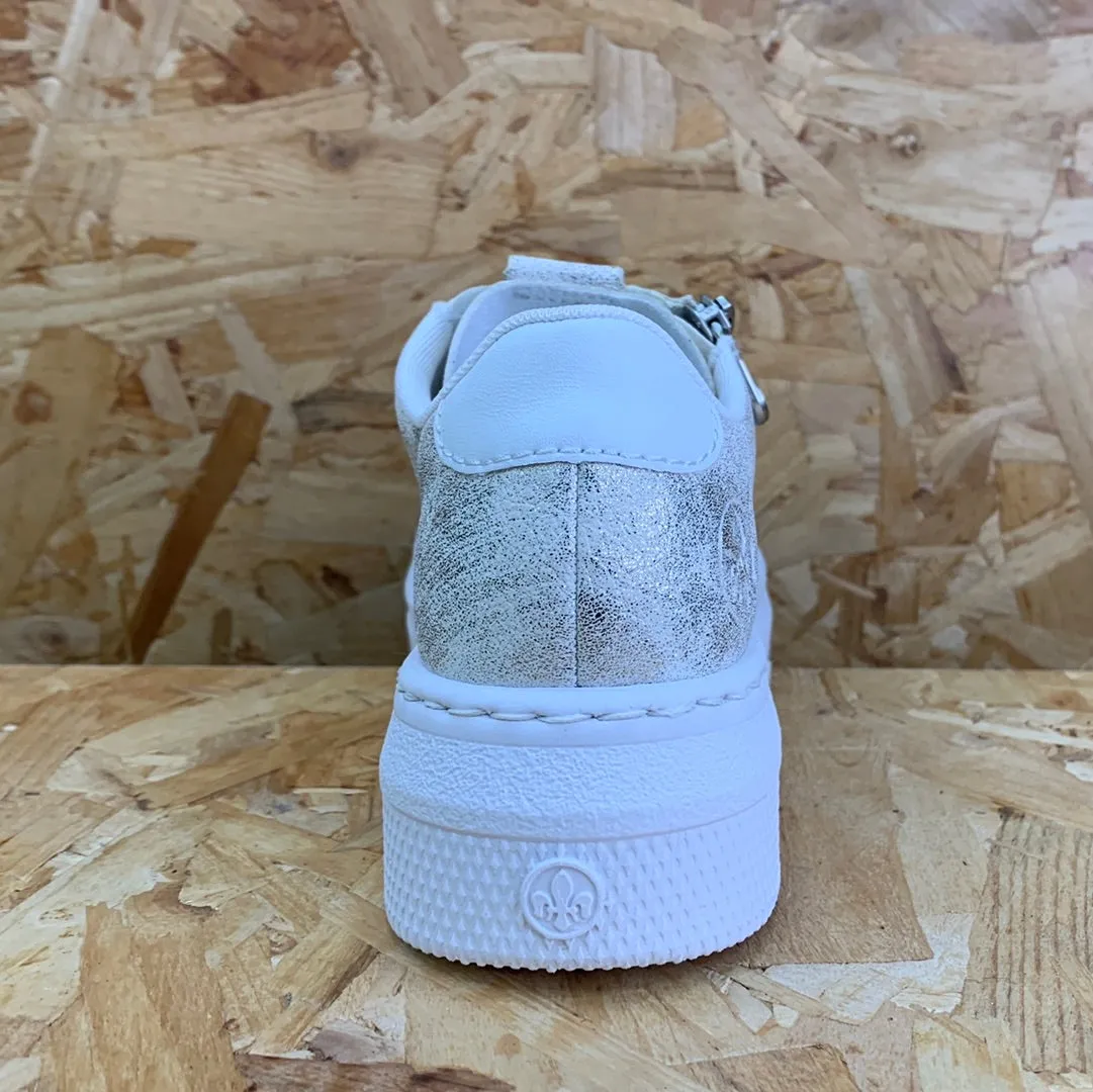 Rieker Womens Platform Trainers - Metallic sold by The Foot Factory product image thumbnail 5