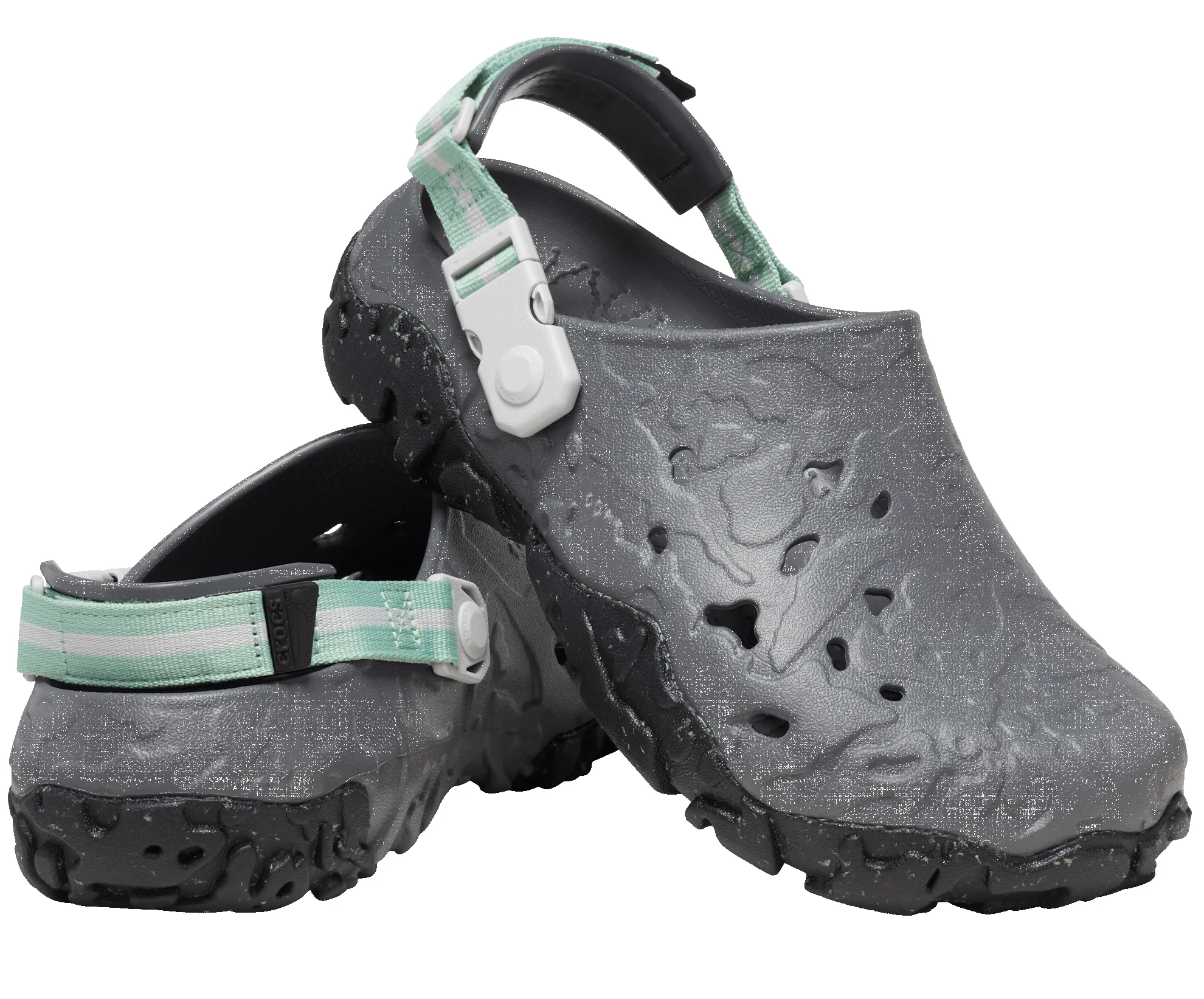 CROCS Unisex All Terrain Atlas Clog - Slate Grey sold by The Foot Factory product image thumbnail 2