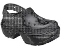 CROCS Unisex Stomp High Shine Clog - Black sold by The Foot Factory