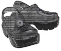 CROCS Unisex Stomp High Shine Clog - Black sold by The Foot Factory
