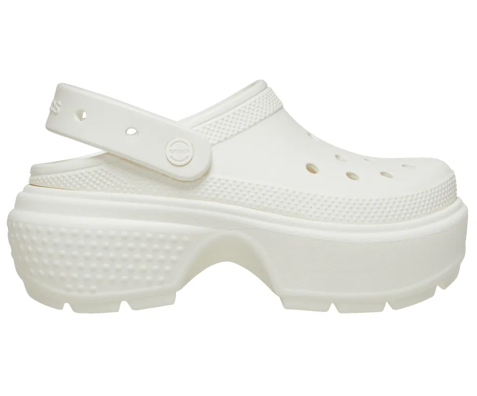 CROCS Unisex Stomp Clog - Chalk sold by The Foot Factory