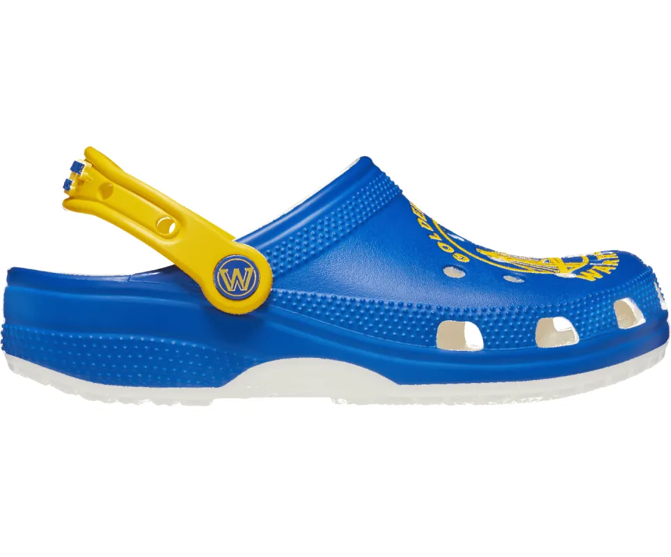 CROCS Unisex NBA Golden State Warriors Classic Clog - White sold by The Foot Factory